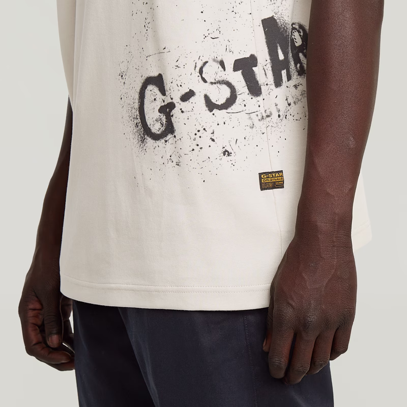 Sprayed Graphic T-Shirt