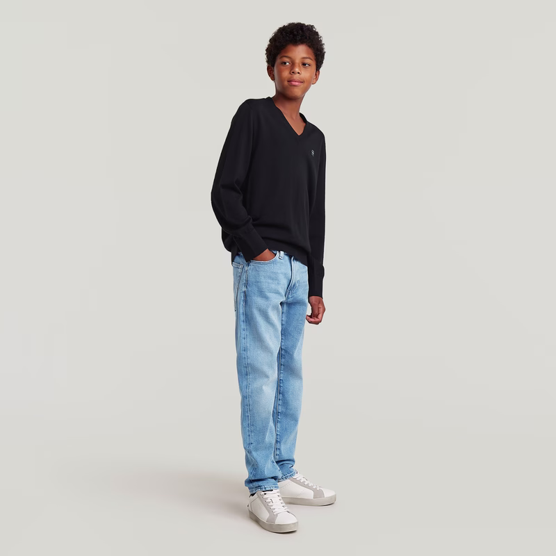 Boys Basic V Neck Knit