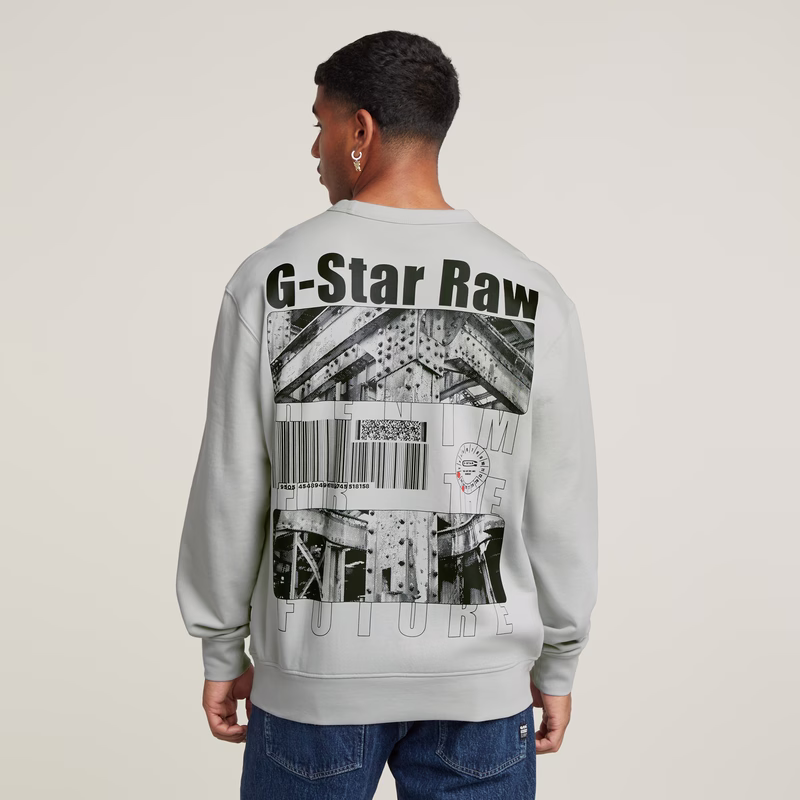 Substance Back Graphic Relaxed Sweater