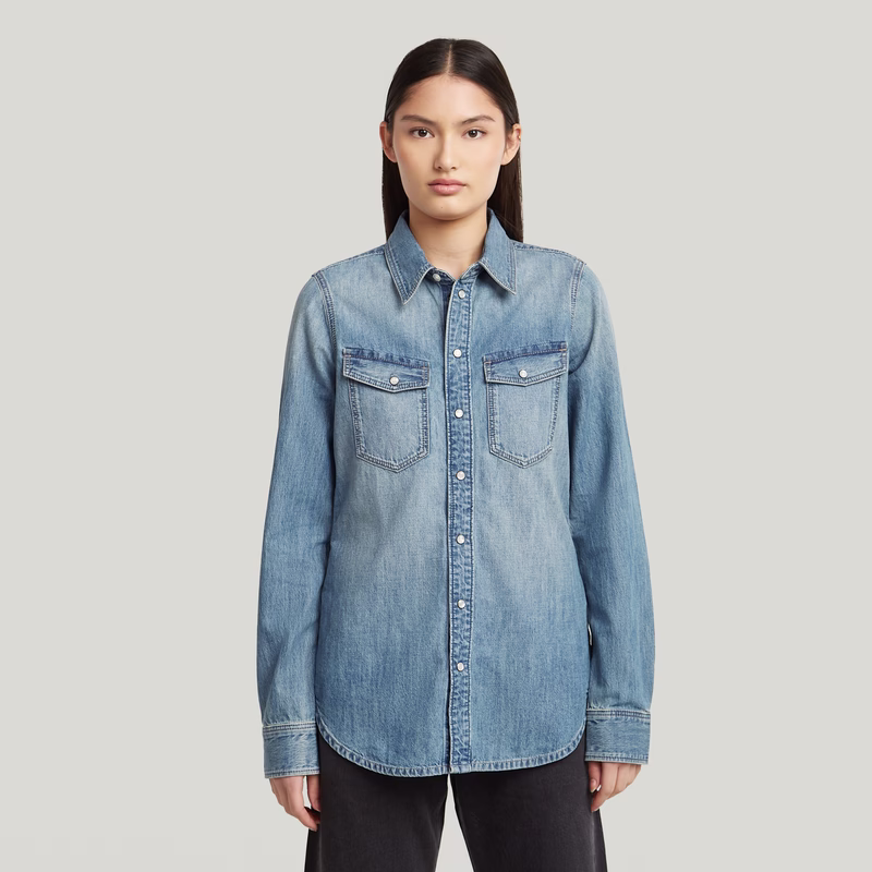Slim Western Shirt