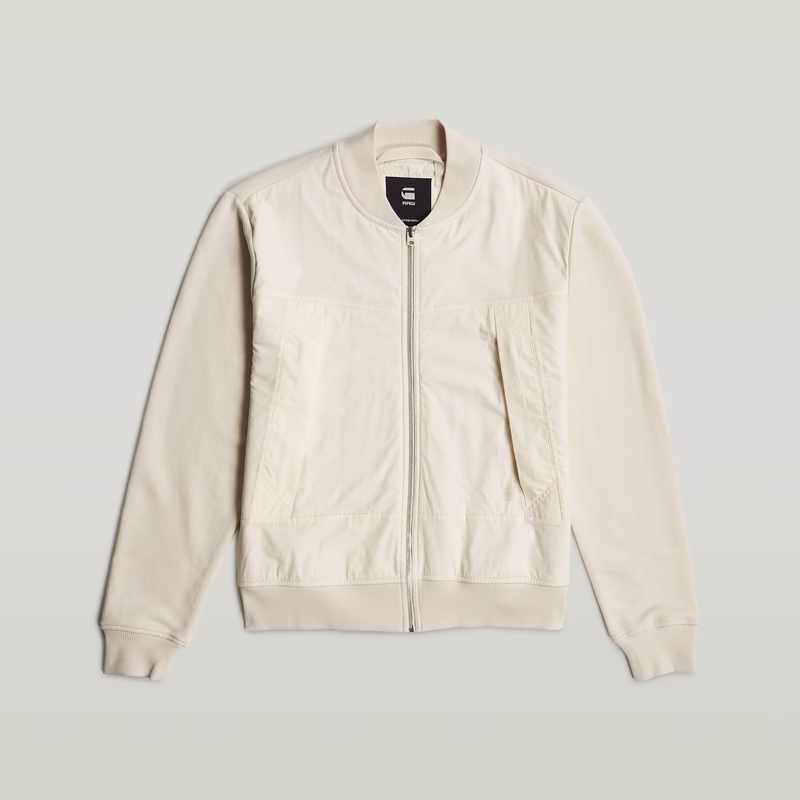 Woven Mix Relaxed Sweater