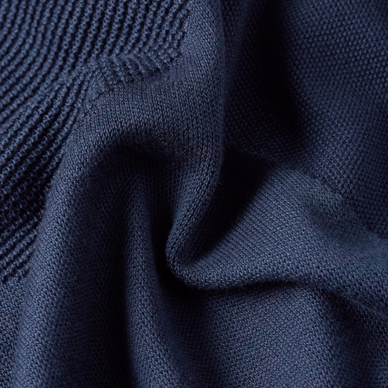 3D Biker Ribbed Knit Pullover