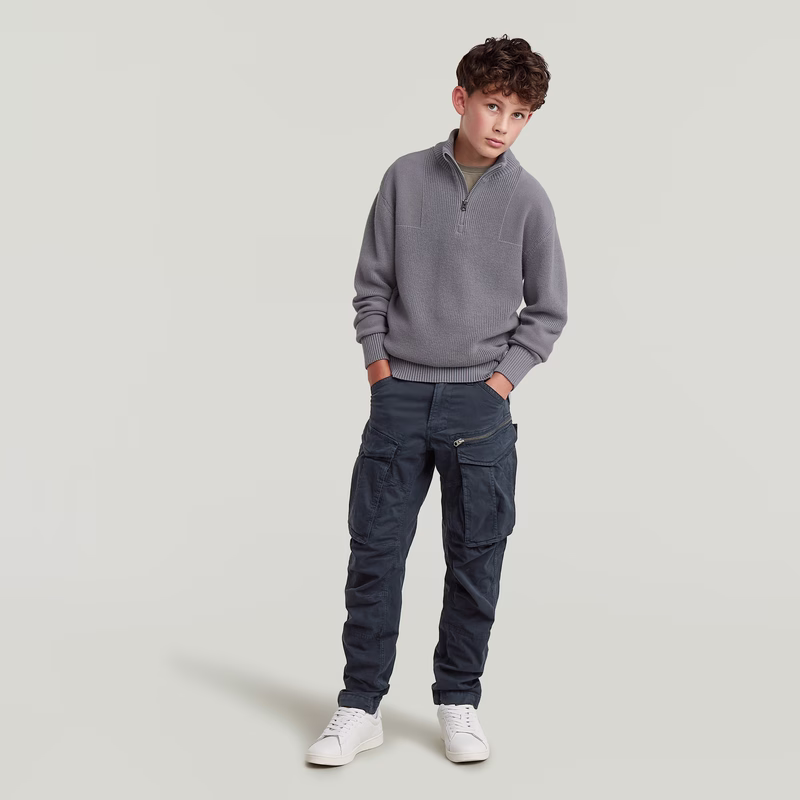 Boys Rovic Zip 3D Regular Tapered Pants