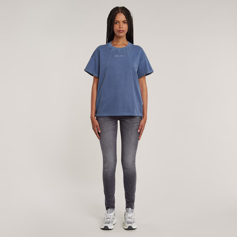 Overdyed Seam Details Sweater