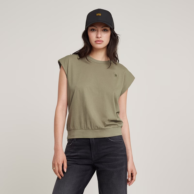 Open Back Loose Sleeveless Top