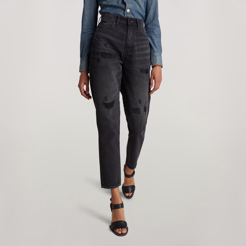 Janeh Ultra High Mom Ankle Jeans