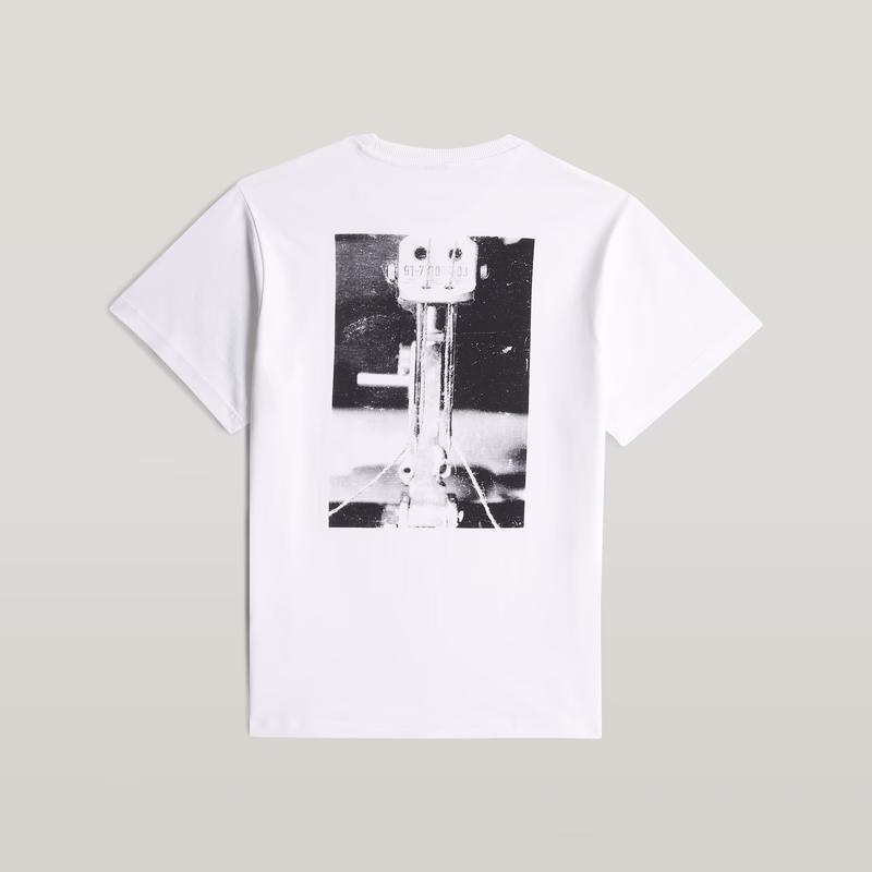 Back Photo Print Loose T-Shirt