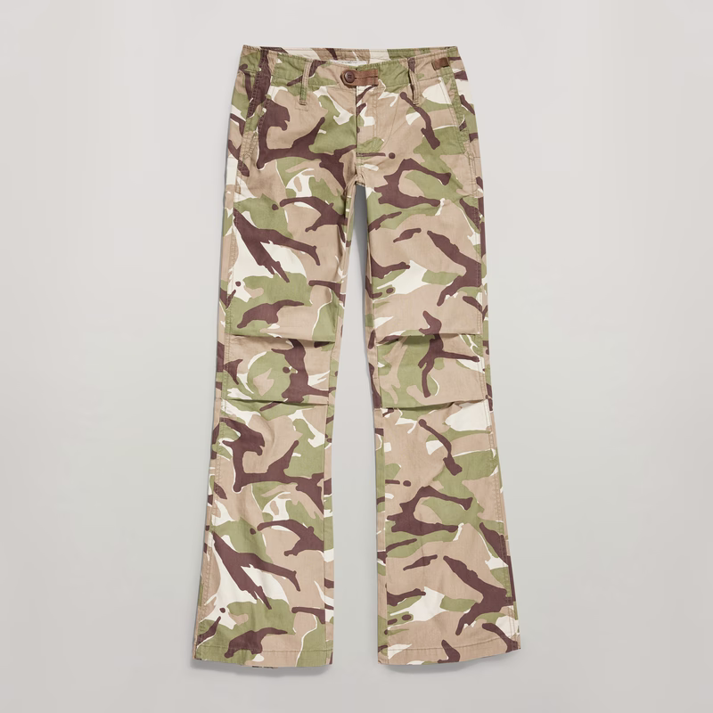 Y2K Camou Zip Pant