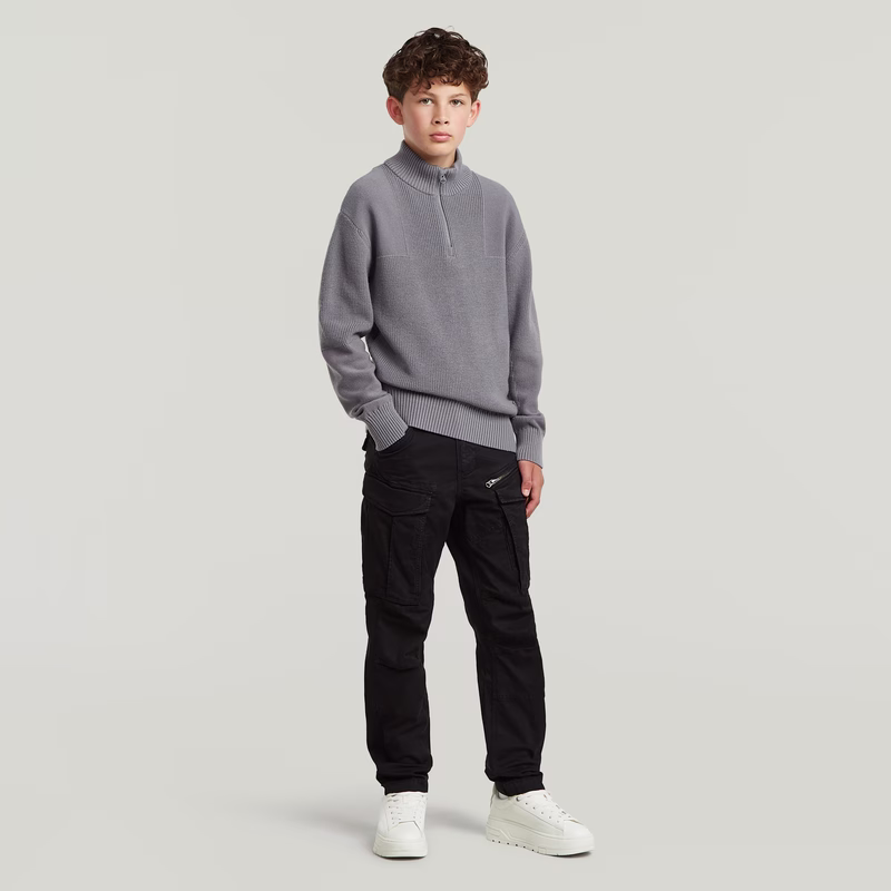 Boys Rovic Zip 3D Regular Tapered Pants