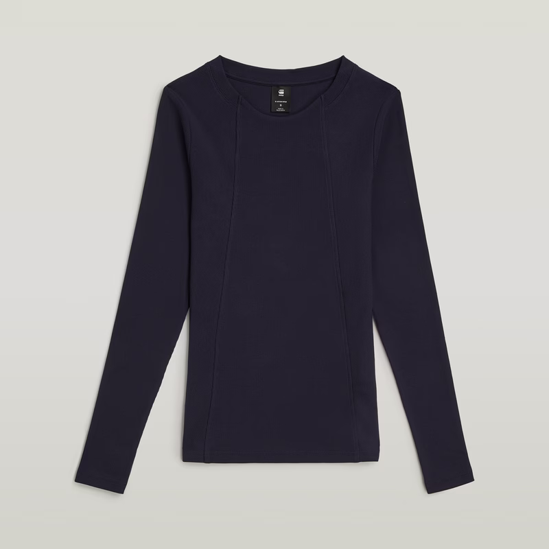 A-Line Slim Rib T-Shirt