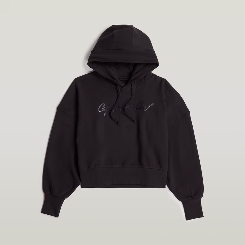 G-Script Oversized Hooded Sweater