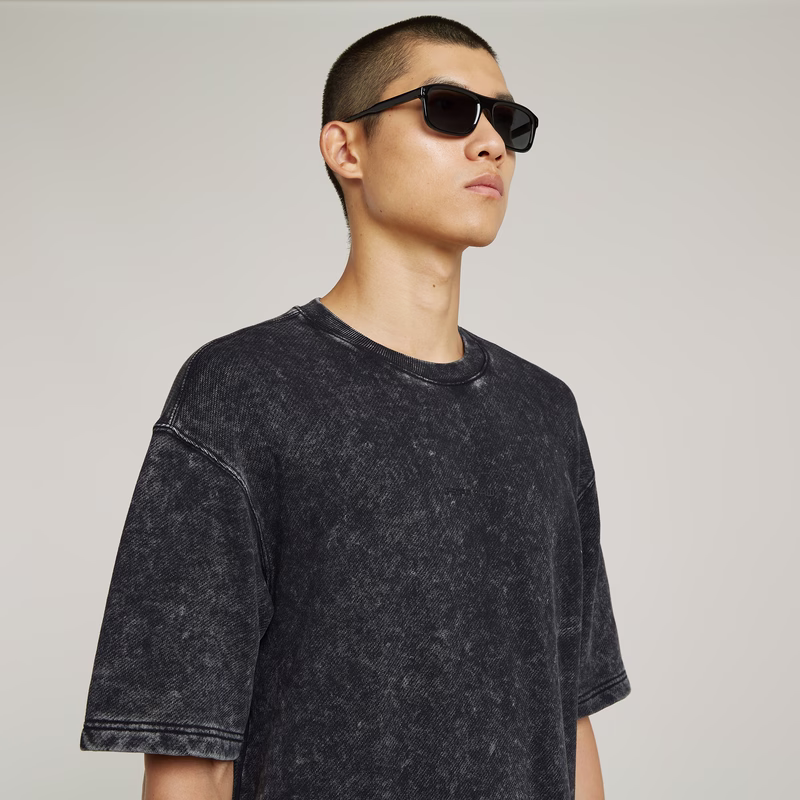 Acid Wash Loose Sweater