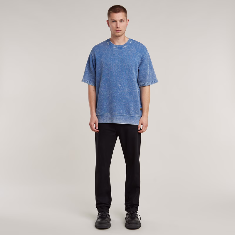 Acid Wash Loose Sweater