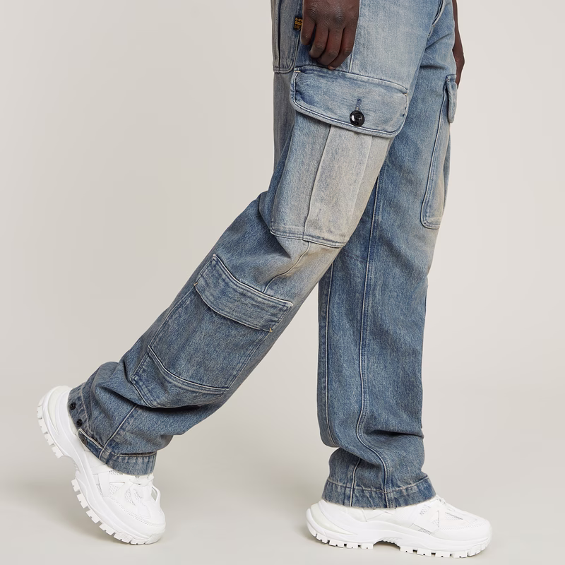 Bend 3D Cargo Loose Jeans