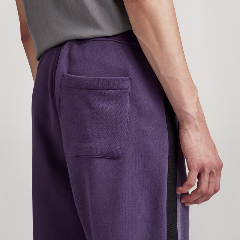 Tape Color Block Tapered Sweat Pants
