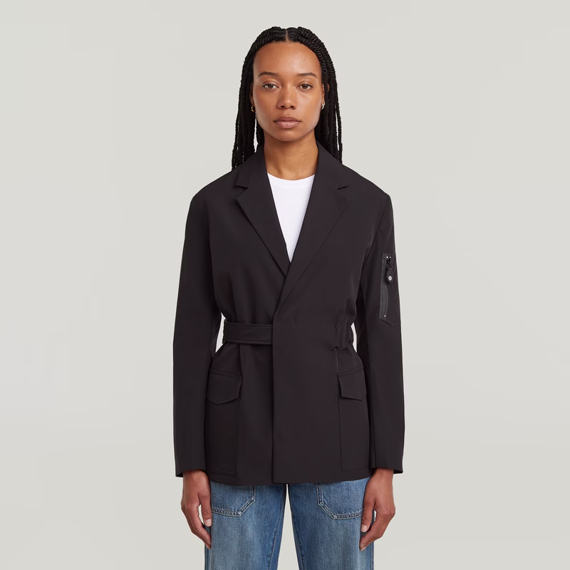 Belted Blazer