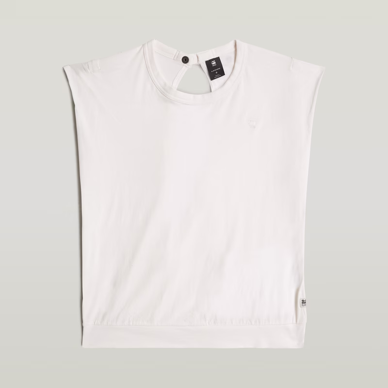 Open Back Loose Sleeveless Top