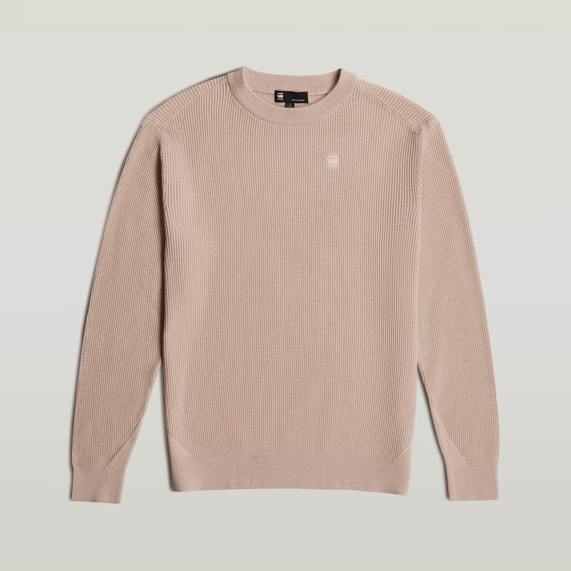 Serrated Knitted Sweater