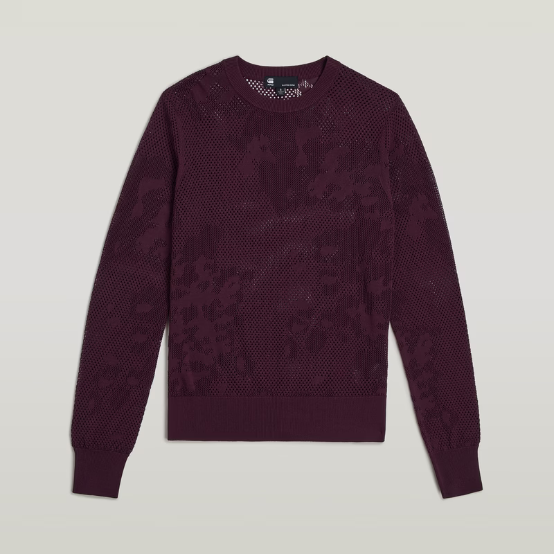 Pointelle Knit Pullover