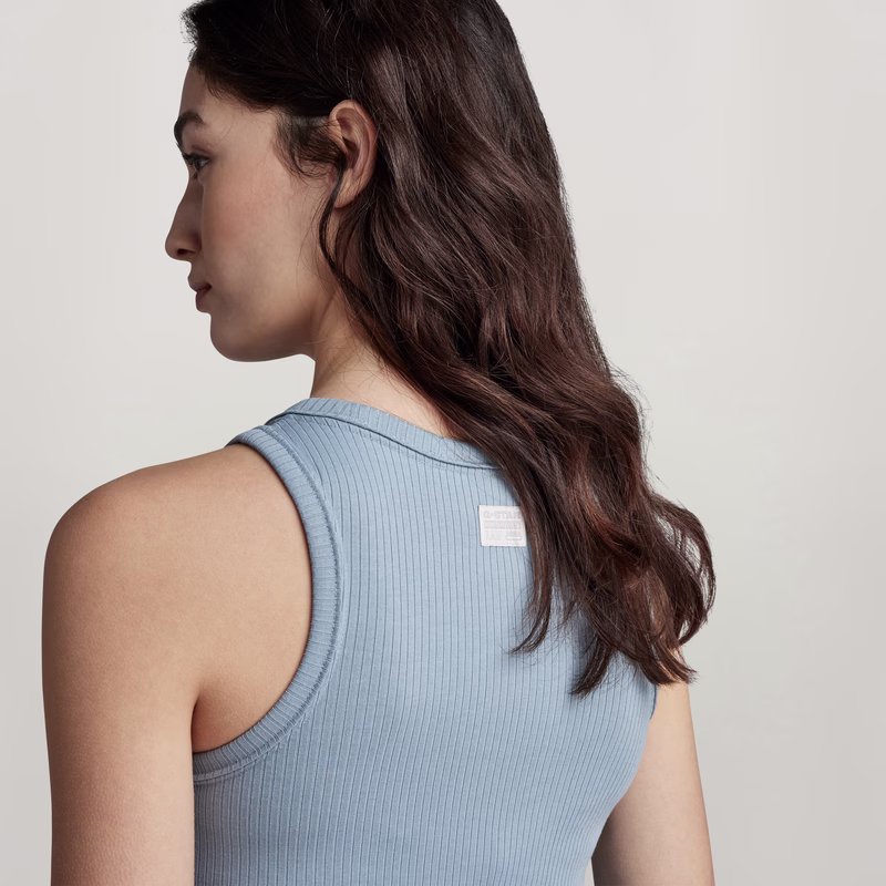 Rib Tank Dress Slim