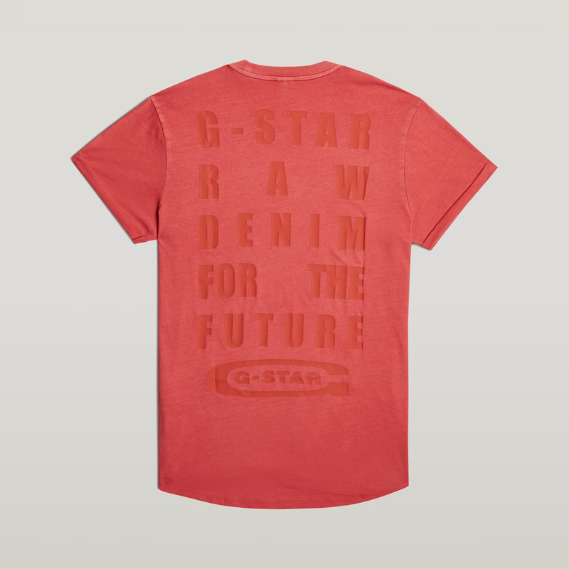 Text Back Graphic Overdyed Lash T-Shirt