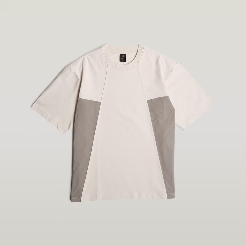 A-Line Woven Mix Boxy T-Shirt
