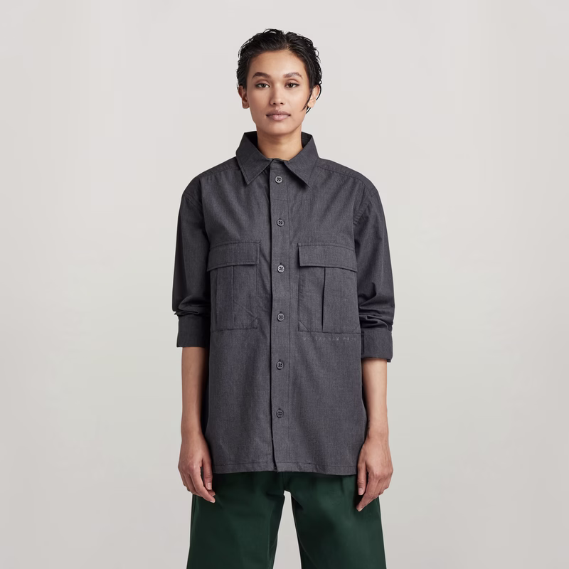 Unisex Utility Relaxed Shirt