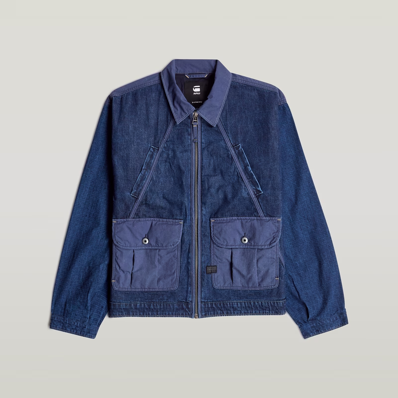 Mixed Coach Zip Jacket