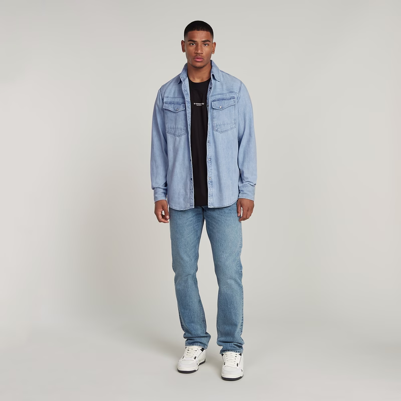 Slim Denim Shirt