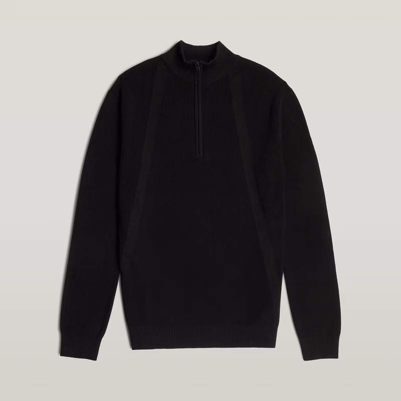 Structure Half Zip Knit