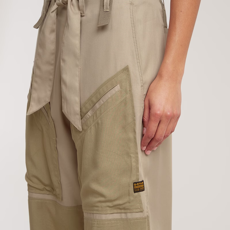 Tone On Tone Cargo Pants
