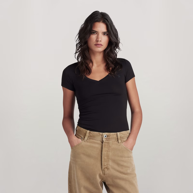 Base V-Neck Cap Top