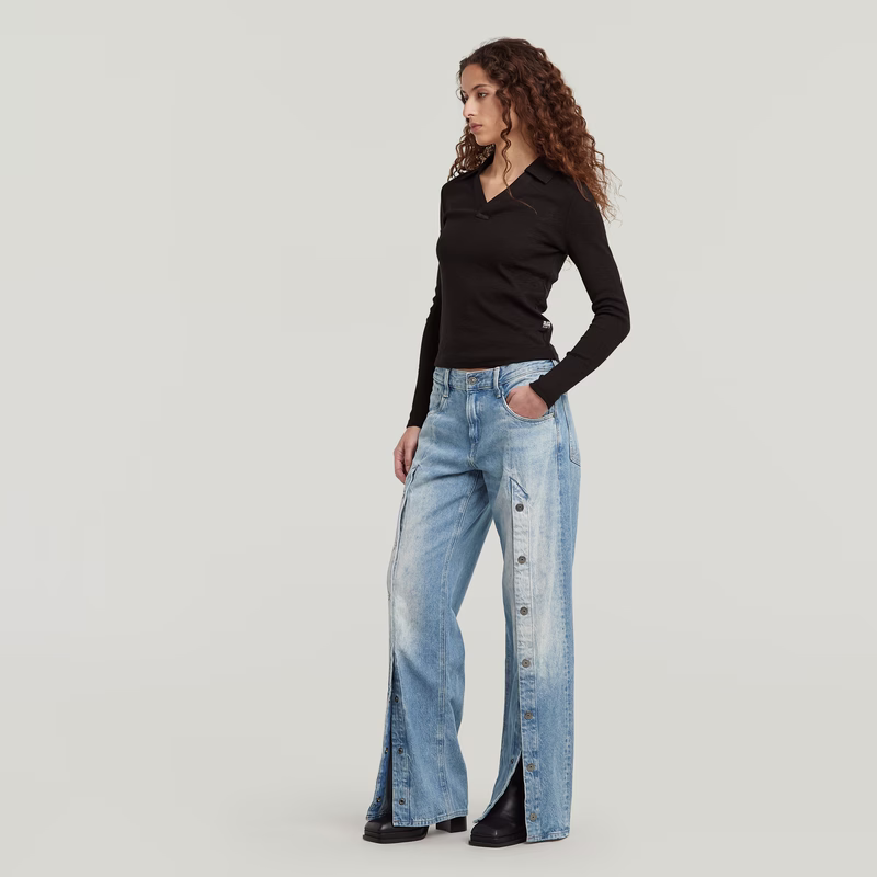 Judee Snaps Loose Jeans