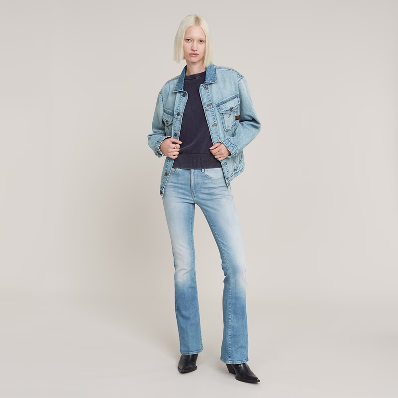 Washed Lightweight Biker Knitted Sweater