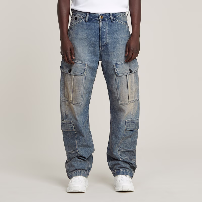 Bend 3D Cargo Loose Jeans