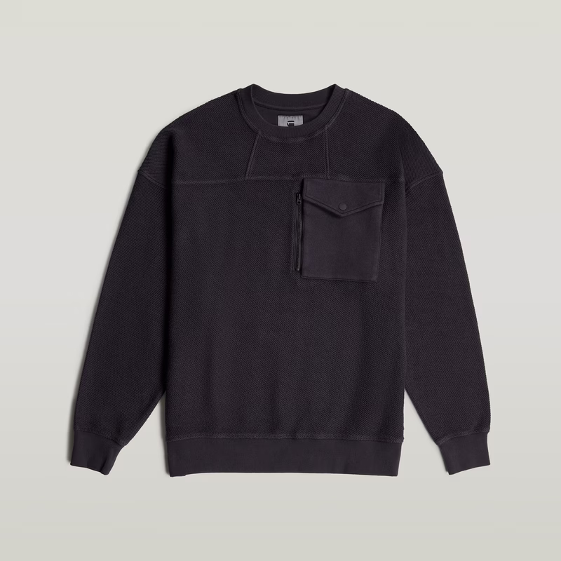 Oversized Pocket Mix Sweater