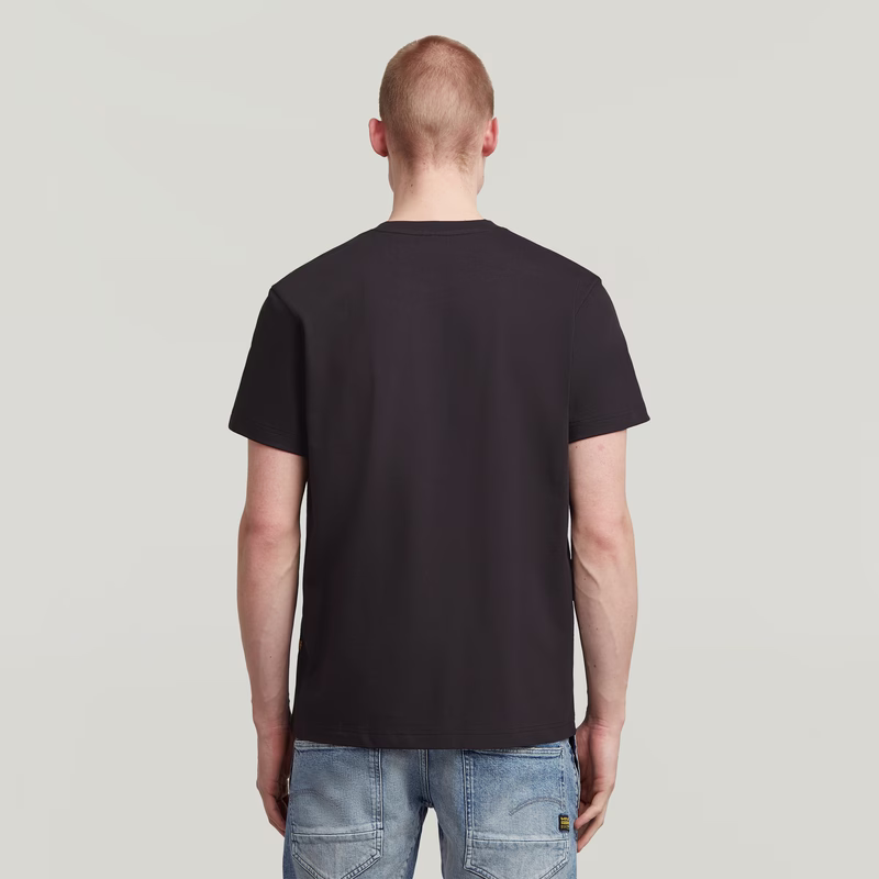 Fabric Mix Pocket T-Shirt