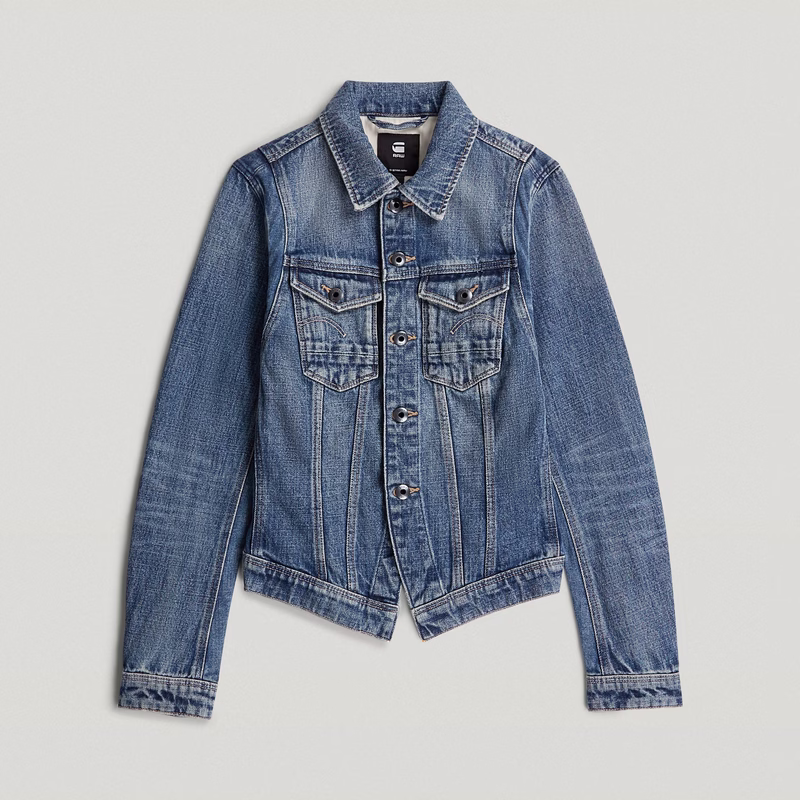 Pitched Hem Slim Jacket