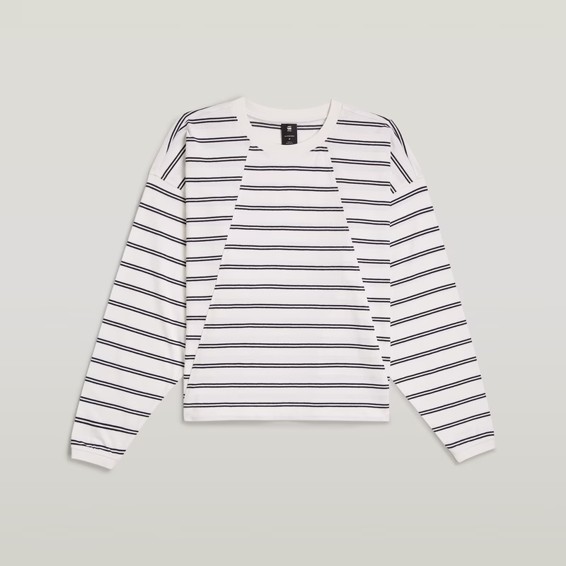 A-Line Stripe Oversized T-Shirt