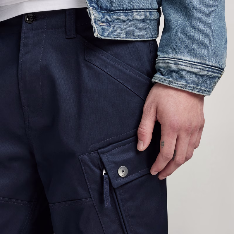 Zip Cargo Pants Regular Tapered