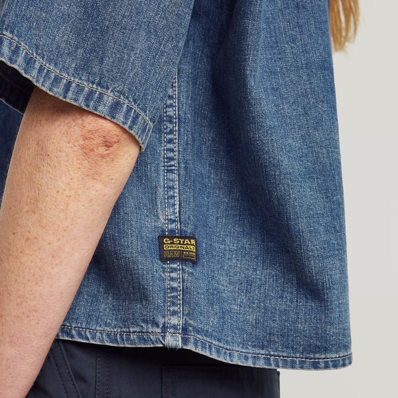 Boxy Relaxed 1-Pocket Shirt