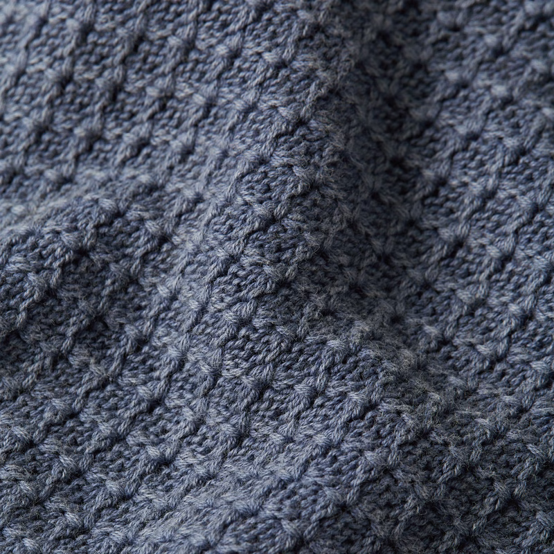 Overdyed Structure Knitted Sweater