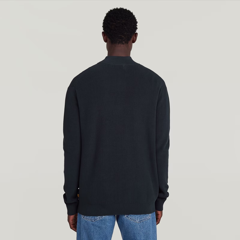 Structure Half Zip Knit