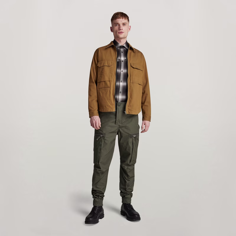 Slant Pocket Slim Shirt