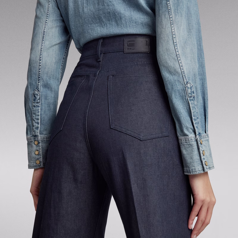 Deck Ultra High Wide Leg Jeans