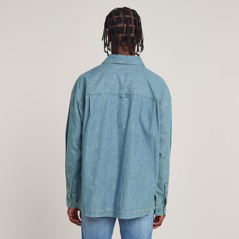Long Pocket Boxy Fit Shirt