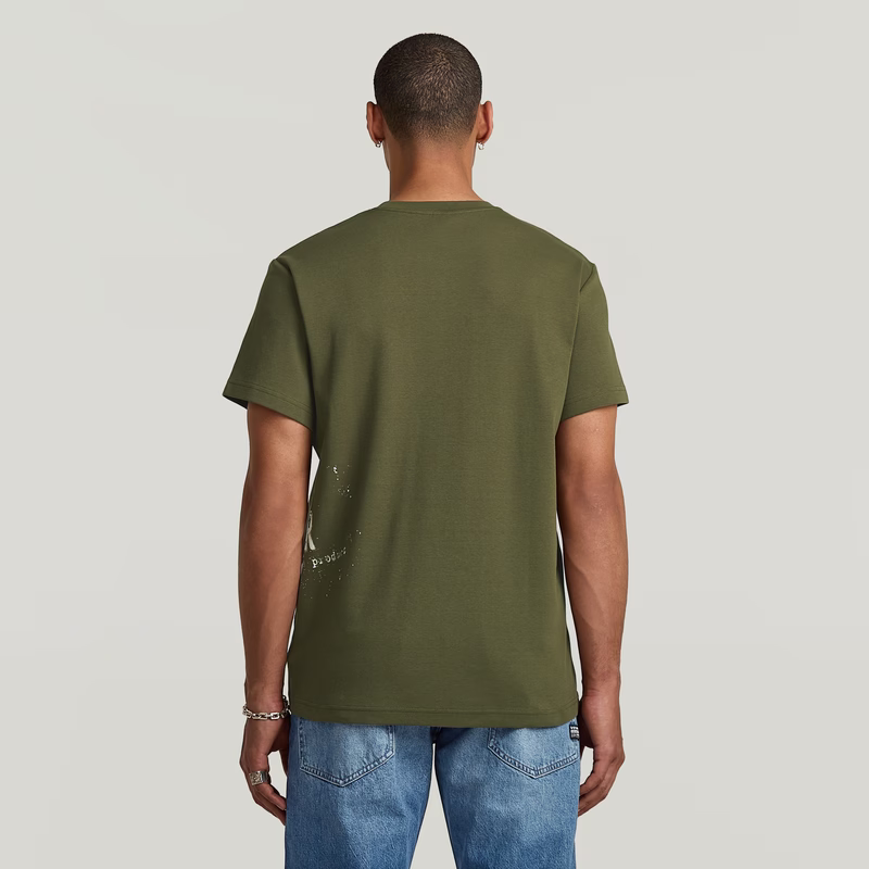 Sprayed Graphic T-Shirt