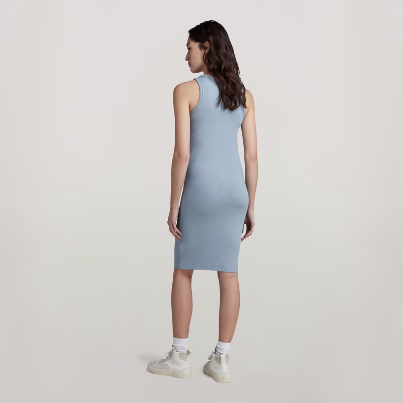 Rib Tank Dress Slim