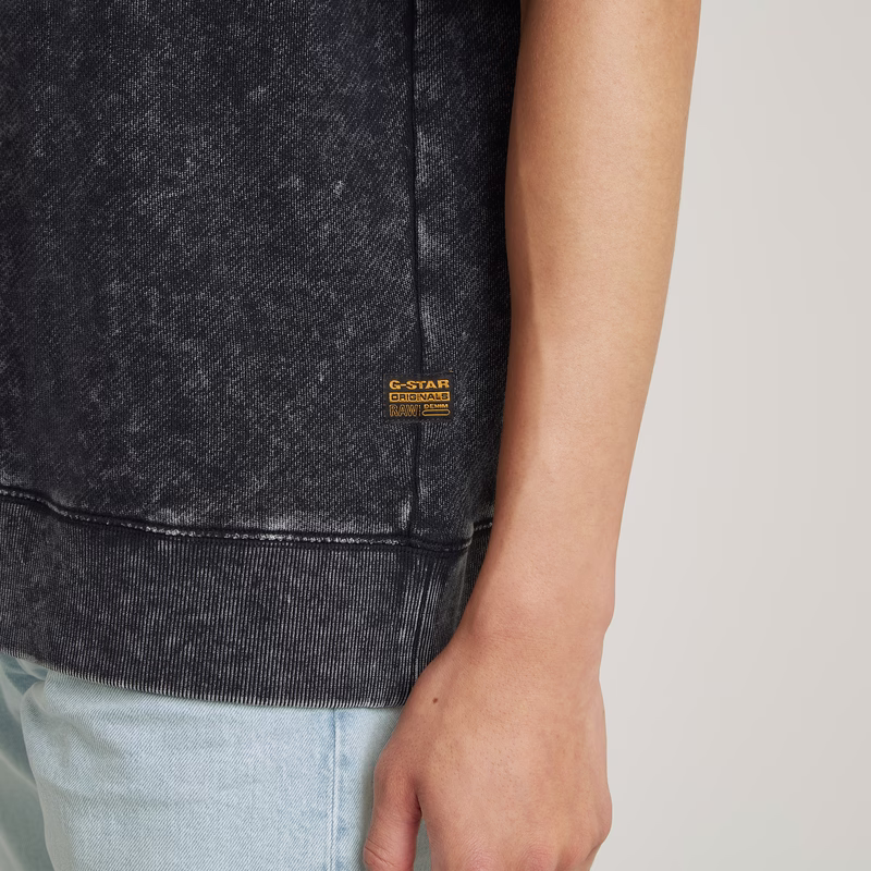 Acid Wash Loose Sweater