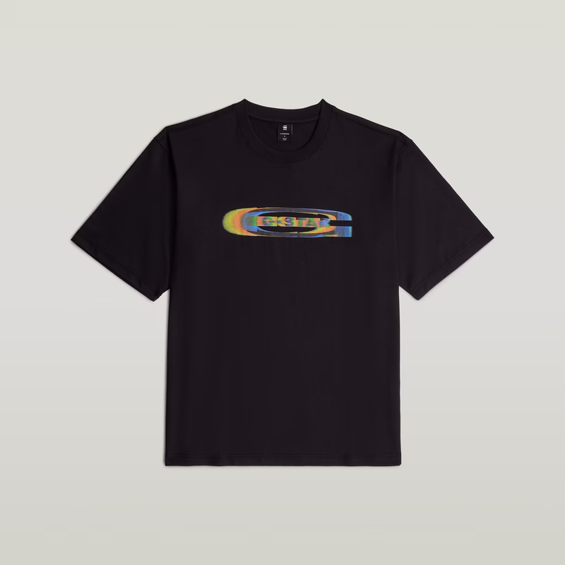 Color Shift Old Skool Logo Boxy T-Shirt